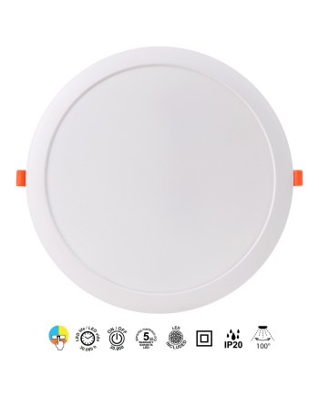 EILAT * EMPOTRABLE LED CCT 24W BLANCO